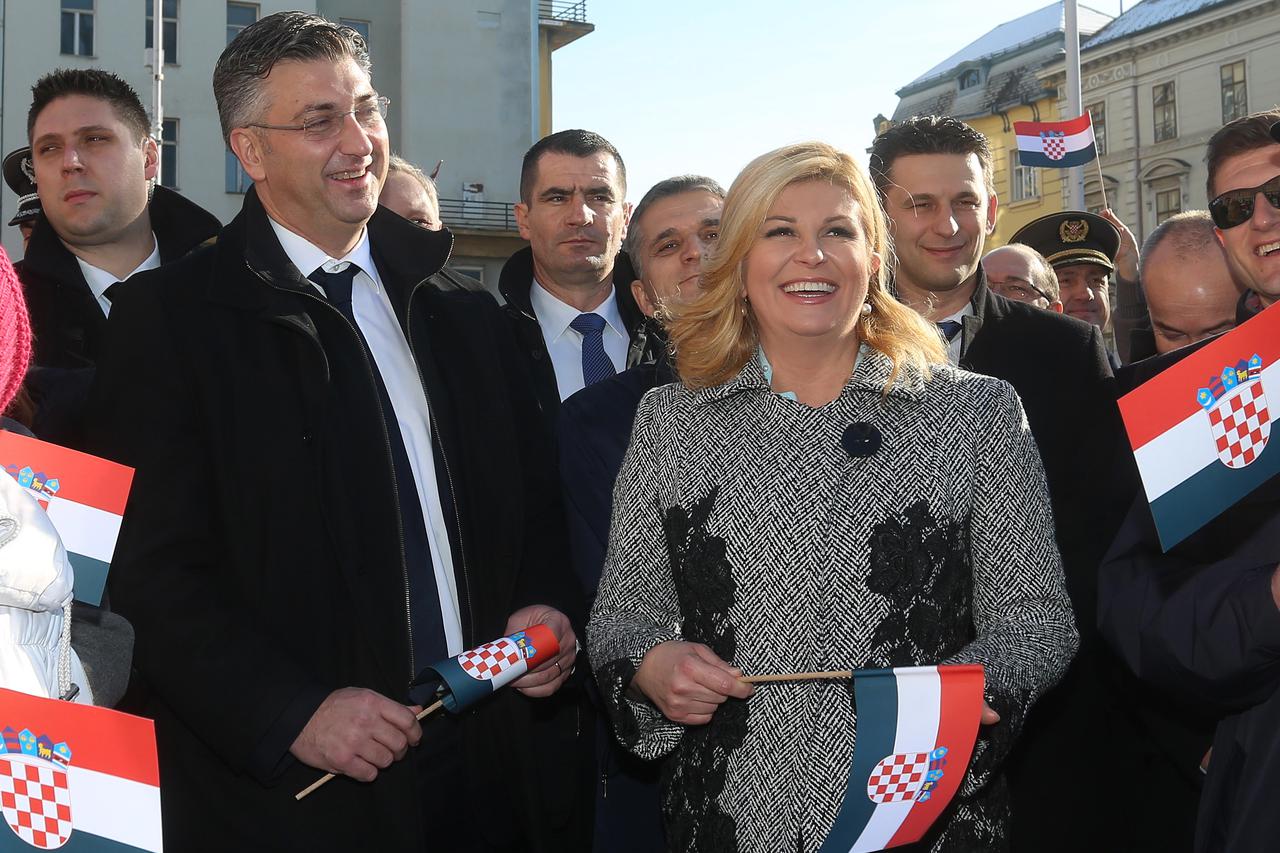 Andrej Plenković i Kolinda Grabar-Kitarović